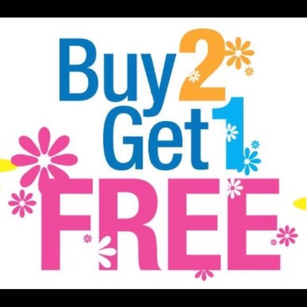 Hurry! Buy 2 get 1 FREE! Limited time